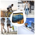 thumbnail image 4 of Susaid Elegant Sunset Sunflower Print Men's Mesh Boxer Briefs Cooling Breathable Sports Underwear Wide Waistband Boxer Briefs W/Fly-Medium, 4 of 5
