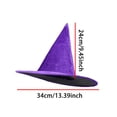 thumbnail image 4 of LYHaoo Halloween Baby Purple Dress With Witch Hat And Witch Outfit. Suitable For 18 36M.,Girls Dress Up Outfits(18-24 Months), 4 of 7