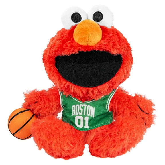 Bleacher Creatures Boston Celtics Sesame Street Elmo 8" Kuricha Plush