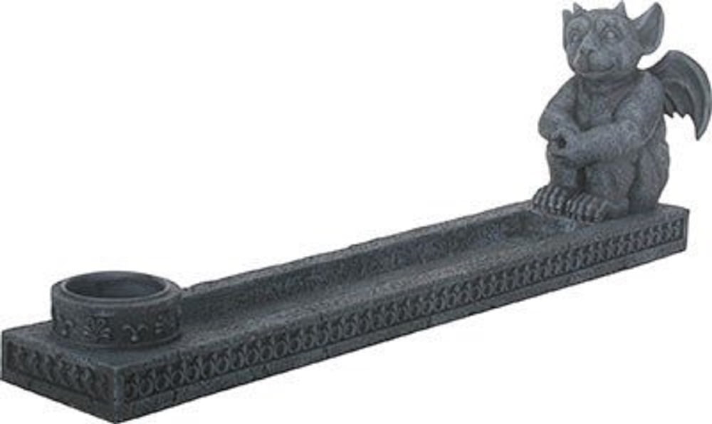 Sitting Gargoyle Gothic Incense Holder Burner Aromatic Home Decoration New