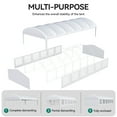 thumbnail image 7 of Dextrus 20ft x 40ft White Outdoor Canopy, Detachable Sidewalls, 7 of 7