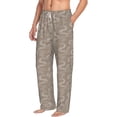 thumbnail image 2 of Goofa Hand Drawn Snake Printed Soft Pajama Pants for Men, Wide Leg Comfy Casual Lounge Yoga Pants-Medium, 2 of 9