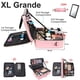 thumbnail image 3 of XL Grande Estuche de Maquillaje de Viaje Bolsa de Cosméticos - Con Espejo, 41x30x13cm Profesional Organizador de Maquillaje Impermeable con Divisor Ajustable, Bolsa de Almacenamiento, 3 of 8