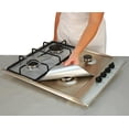 thumbnail image 1 of 2PCS Reusable Stove Burner Covers - Glass Fiber, 27x27cm, Easy Clean, Precut Hole, Fits All Hobs/Ovens, 1 of 3
