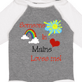 thumbnail image 4 of Inktastic Someone in Maine loves me Boys or Girls Long Sleeve Baby Bodysuit, 4 of 5