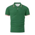 thumbnail image 5 of Jgppe Men's Casual T-Shirts Classic Solid Color Short Sleeve Collared Button Golf Shirts Quick Dry Summer Tops, 5 of 5