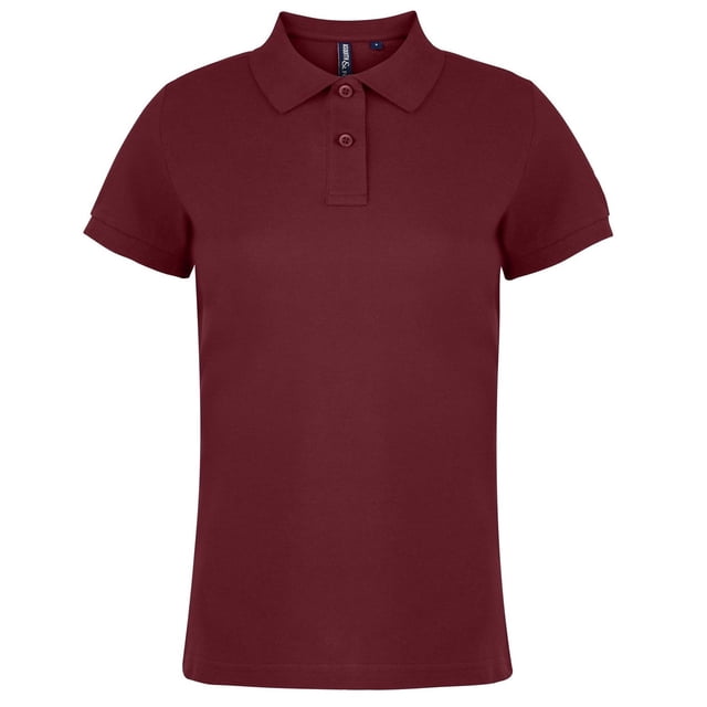 Asquith & Fox Polo Uni à Manches Courtes pour Femmes