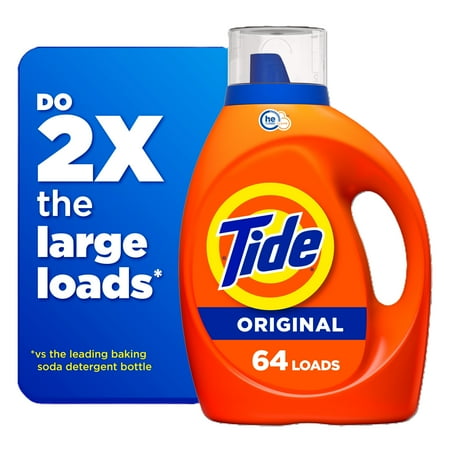 UPC 030772121108 product image for Tide Liquid Laundry Detergent  HE Compatible  Original Scent  84 fl oz  64 Loads | upcitemdb.com