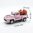 thumbnail image 2 of Anmrize Spooky Table Decor, Resin Truck Figurine, Fall Pumpkin Truck Decor Thanksgiving Mini Harvest Metal Farm Truck With 2 Pumpkins | Vintage Diecast Model for Tiered Tray Home DéCor, A-13, 2 of 8