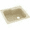 Caraway Seed, variant on Swan Solid Surface Kitchen Sink (25" x 22") with 4 Faucet Holes