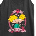 thumbnail image 3 of Hey Arnold! - Valentine's My Love - Women's Racerback Tank Top, 3 of 5