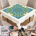 thumbnail image 6 of Mandala Mahjong Mat for Table, 31.5*31.5in Anti Slip American Mahjong Table Cloth, Noise Reduction, Neoprene Mah jongg Mat with Carrying Bag & 3 Dices, Mahjong Accessories Gift, Board Tile Games Mats, 6 of 7