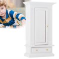thumbnail image 4 of Dollhouse Wardrobe, Long Service Life White Miniature Wardrobe  For Promotes Aesthetic Training Creativity For Children, 4 of 8