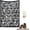 Cat Dog, variant on DIY Coloring Blanket, Polyester Soft Throw Blanket,50"x60" Soft Sherpa Throw, Pre-Printed Pattern Blanket with Washable Fabric Markers, Multipurpose Decor Blanket (Christmas)