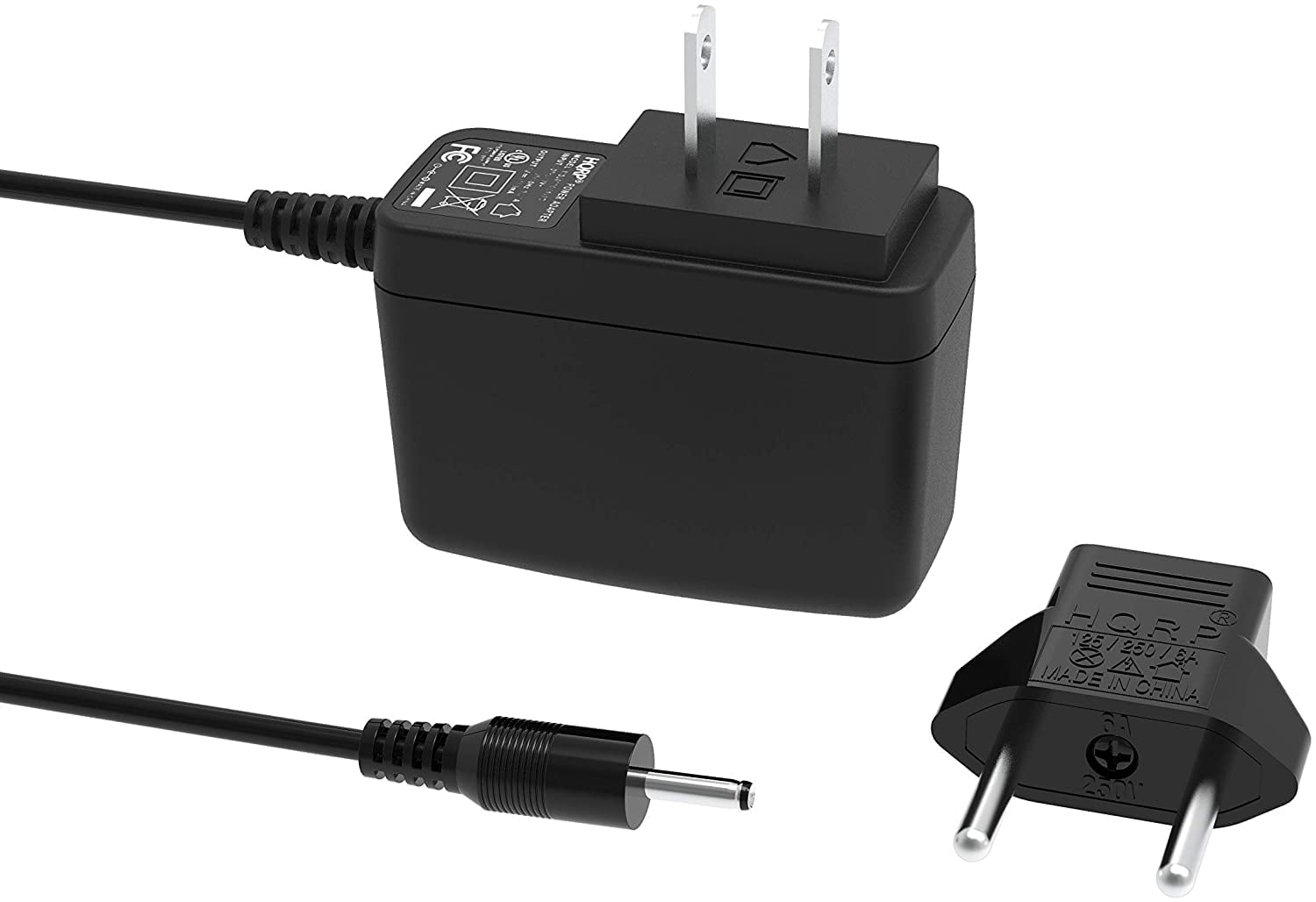 HQRP 4.2V AC Adapter for Wahl S003HU0420060 97581-405 9854L 97581-1105  GMA042060US S004MU0400090 Rhd10w060100 Trimmer Charger Power Supply Cord +  HQRP Euro Plug Adapter 