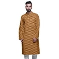 thumbnail image 1 of Atasi Kurta Imprimé pour Hommes Col Mandarin Popeline de Coton Kurta Chemise Décontractée, 1 of 7
