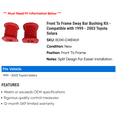 thumbnail image 2 of Front To Frame Sway Bar Bushing Kit - Compatible with 1999 - 2003 Toyota Solara 2000 2001 2002, 2 of 2