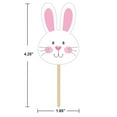 thumbnail image 2 of Party Central Easter Bunny Party Favor Wooden Picks - 5.75" - Club Pack of 600, 2 of 2
