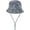 Gray, variant on CoCopeaunts Kids Bucket Hat for Boy Summer UV Protection Sun Cap Unisex Fisherman Hat Girls Adjustable Chain Cotton Basin Hat