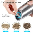 thumbnail image 3 of 2Pcs Electric Salt And Pepper Grinder Mill Set Gravity Sensor Battery Powered, 3 of 10