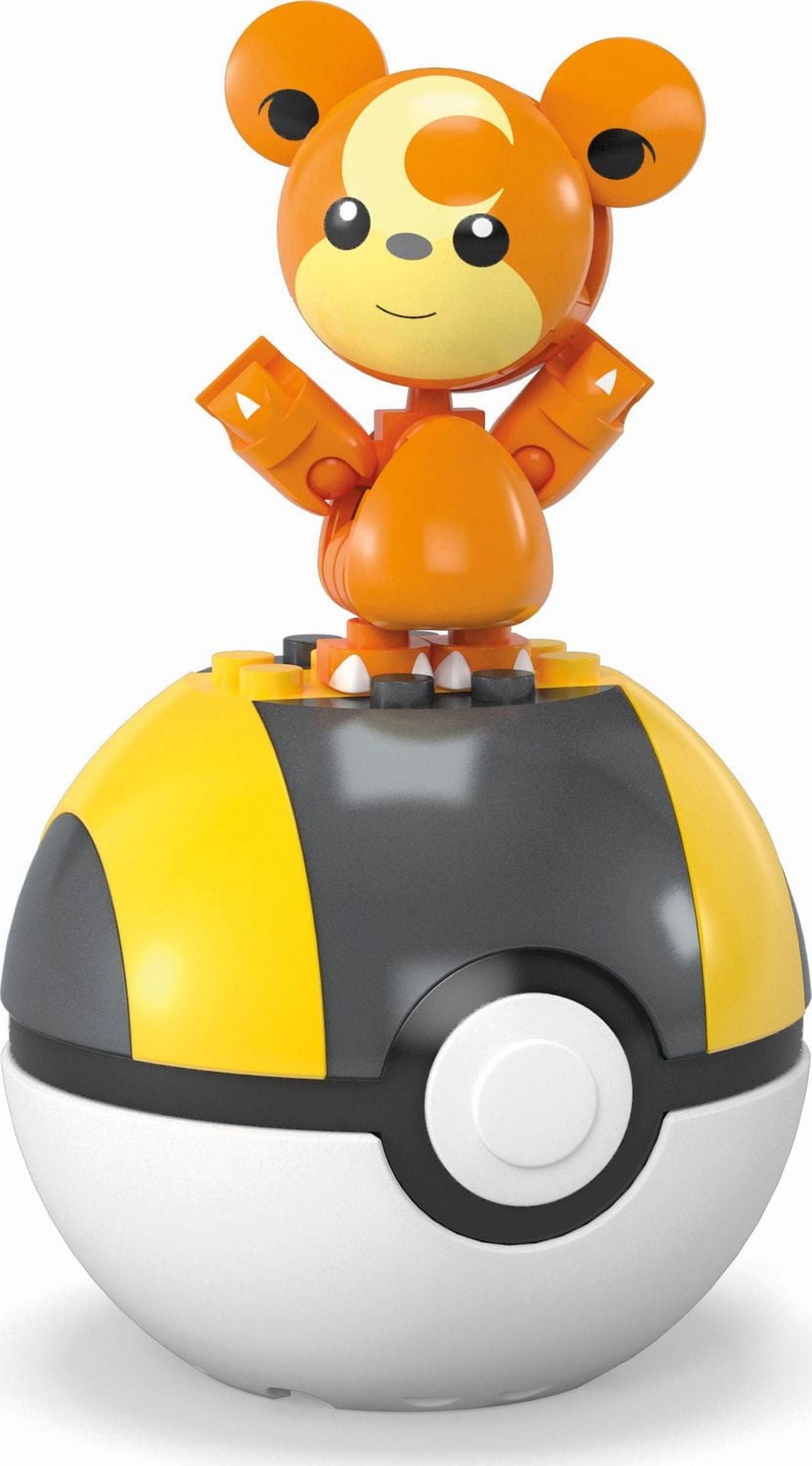 MEGA Pokémon Teddiursa Building Toy Kit, Poseable Action Figure (24 Pieces) for Kids