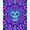 Pink, Pattern 8, variant on ODIKA 4' x 6' Machine Washable Non-Slip Area Rug, Psychedelic cat High Traffic Rug, Pink, 620109