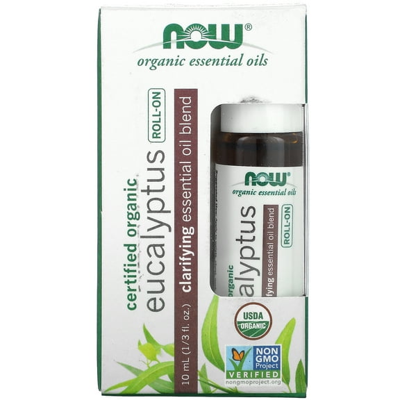 Eucalyptus Essential Oil Blend, Organic Roll-On - 10 mL