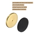 thumbnail image 4 of 8 Pcs Gold Speaker Isolation Feet,25x5mm Copper Shock Absorption Base Pad Anti Vibration Amplifier Stand Feet Mat, 4 of 6