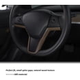 thumbnail image 6 of ABS Interior Steering Wheel Trim Strip Accessories for Tesla Model 3 2017 2018 2019 2020 2021, 6 of 9