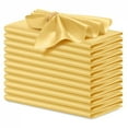 thumbnail image 2 of Set of 12 30x30cm Christmas Gold Satin Napkin  Soft Table Napkins for Romantic Wedding Party Dinner Table Decoration, 2 of 10