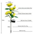 thumbnail image 3 of Labymos Outdoor Solar Garden Lamp Grass Stake Lights LED Solar Powered Light with 6 Rose, 3 of 8