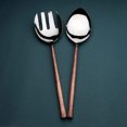 thumbnail image 4 of INOX Copper Antique Sundundance Design Salad Serving 2 Pcs. Set, 4 of 4