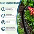 thumbnail image 4 of Flat Soaker Hose 75ft - Heavy Duty Expandable Drip Irrigation System for Large Gardens, Saves 80% Water Linkable, Leakproof UV-Resistant 1/2" Diameter, Black, 4 of 9