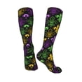 thumbnail image 4 of Balery Mardi Gras1 Fun Novelty Socks Men'S Women'S Crew Socks Funny Crazy Novelty Socks Quirky And Cool Socks, 4 of 9