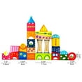 thumbnail image 4 of Hape Kids Toddler 26 Piece Fantasia Stacking Wooden Blocks Fantasy Castle Toy, 4 of 5