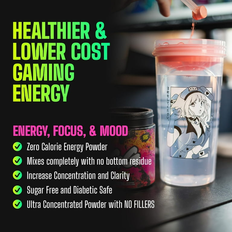 Gamer Supps, GG Energy Blue Raspberry (Blue Razz) Drink Mix - Keto  Friendly, Sugar-free, Organic Caffeine and Electrolytes 