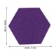 thumbnail image 2 of WRITWAA 10Ud Paneles Decorativos Hexagonales En Fieltro Morado Para Colgar Fotos Y Objetos, 2 of 6