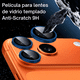 thumbnail image 3 of Mica Aros Cámara Azul Para iPhone 17 Pro/17 Pro Max, Protector de Lente Mica (Aros) compatible con iPhone 17 Pro/17 Pro Max - Vidrio Templado y Borde Azul., 3 of 6