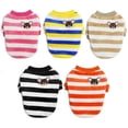 thumbnail image 2 of Ropa para perros Ropa de invierno para mascotas Ropa para gatos Ropa para mascotas Piernas Polar Polar a rayas de 20 colores, 2 of 6