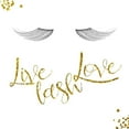 thumbnail image 3 of Villa, Milli 15x15 Black Modern Framed Museum Art Print Titled - Live Lash Love, 3 of 5