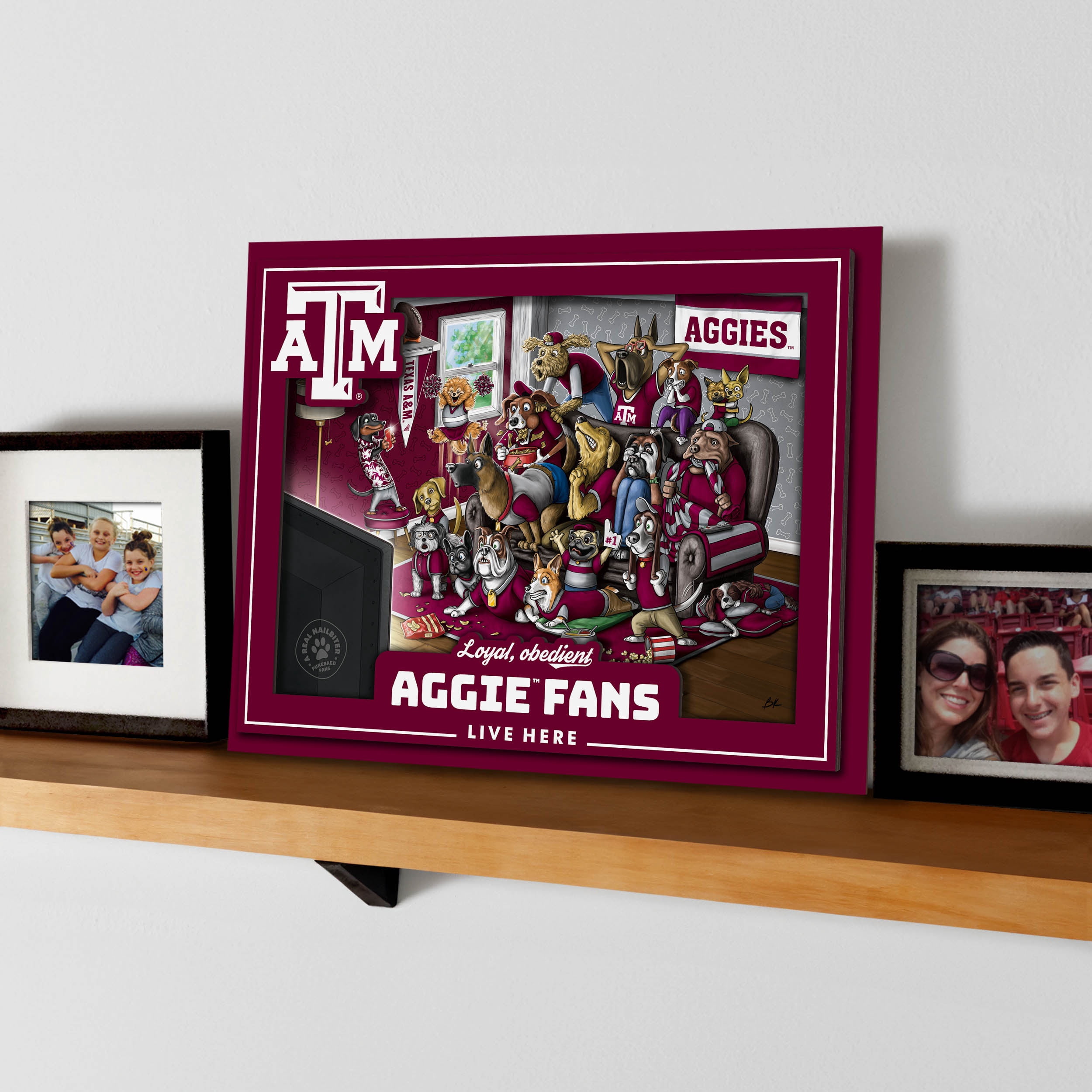 YouTheFan NCAA Texas A&M Aggies Purebred Fans Wall Art