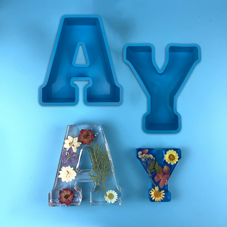 Silicone Mold Large Letters Epoxy Resin Letter