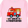 thumbnail image 4 of Inktastic Fireman Uncle is a Firefighter Boys or Girls Long Sleeve Toddler T-Shirt, 4 of 5