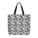 thumbnail image 1 of Fotbe Black White Halloween Bolsa Tote con Estampado para Mujer, Bolsos con Cremallera, Bolsa de Hombro Casual de Gran Capacidad con Bolsillos Internos, 1 of 7