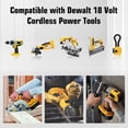 thumbnail image 6 of 4 Packs 18V 4.5Ah DC9096 DC9098 Ni-Mh Replacement for Dewalt 18V Battery 18 Volt DC9096 DC9098 DC9099 DE9098 DE9503 DW9095 DW9096 DW9098 Cordless Power Tools, 6 of 8