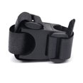 thumbnail image 3 of 2Pcs Black Rubber Bike Front Lamp Clamp Headlight Rotatable Swivel, 3 of 9