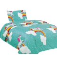 thumbnail image 2 of SAMIMPORT-2011 3-Piece Multicolor Ultra-Soft Microfiber Bed Sheet Set, Twin - Machine Washable, 2 of 3