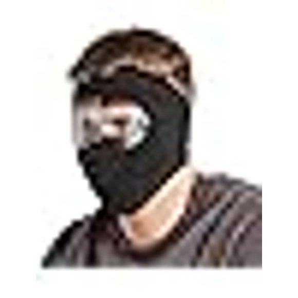 (Black) Winter Warm Full Face Dust Mask