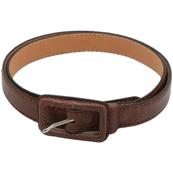 Reptile's House Women's Brown Snake 25 Ostrich Belt - 52