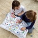 thumbnail image 5 of Funda de almohada para colorear para niños, almohada larga con grafiti para niños, actividad entre padres e hijos, almohada pintada a mano, 5 of 5